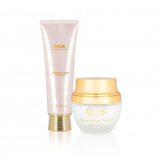 24K Resurfacing Night Treatment / Essential Facial Cleanser 24K Resurfacing Night Treatment / Essential Facial Cleanser